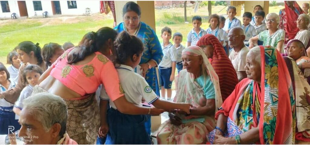 Spreading Love and Joy: RLSMCIS Students Visit Old Age Home